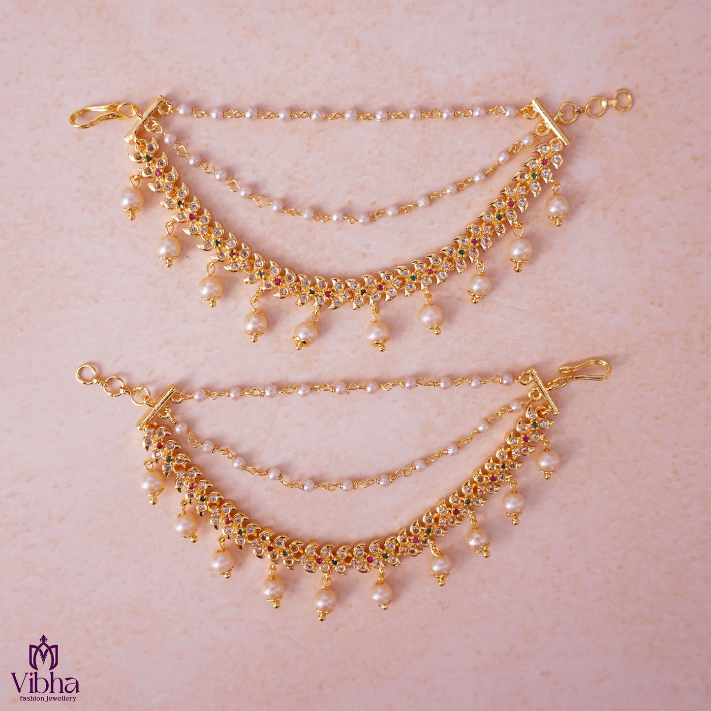 Mango Motifs CZ Champaswaralu