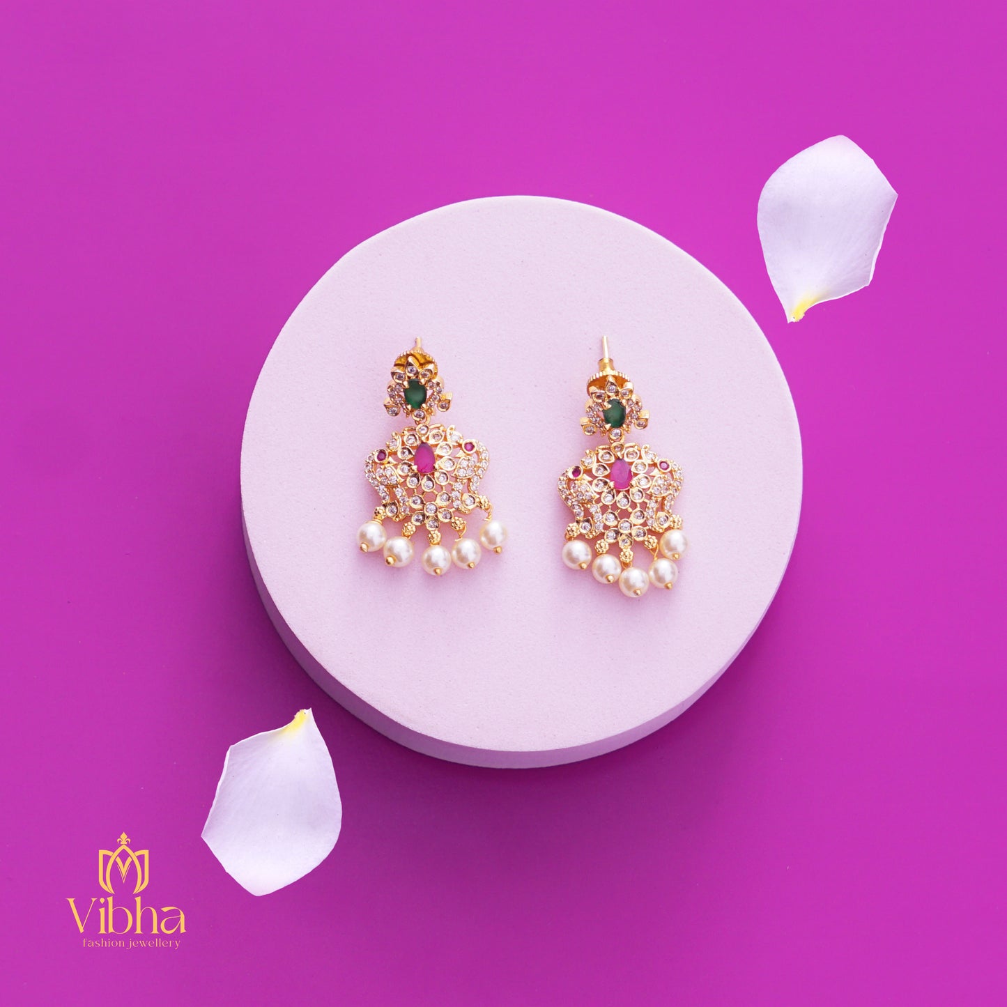 Exquisite Peacock Design Haram Set