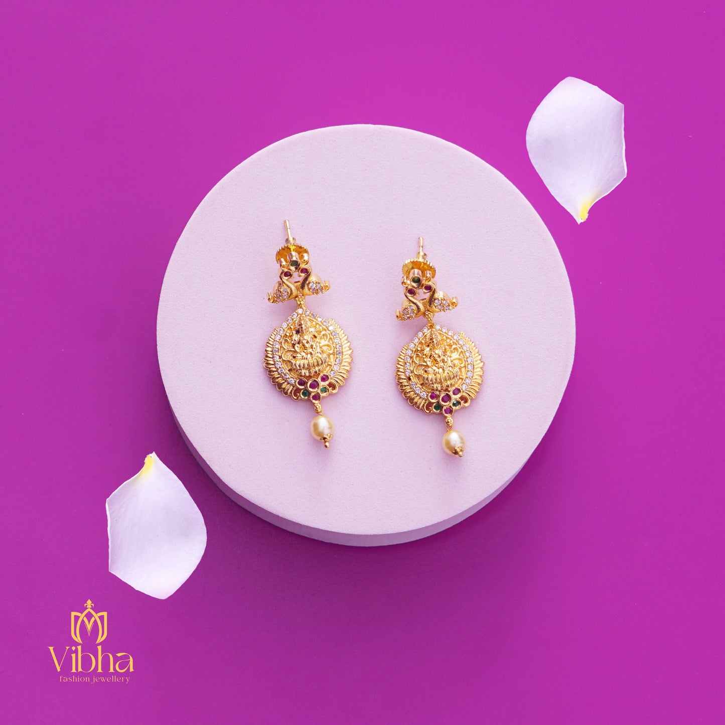 Peacock Design Necklace and Earrings Set