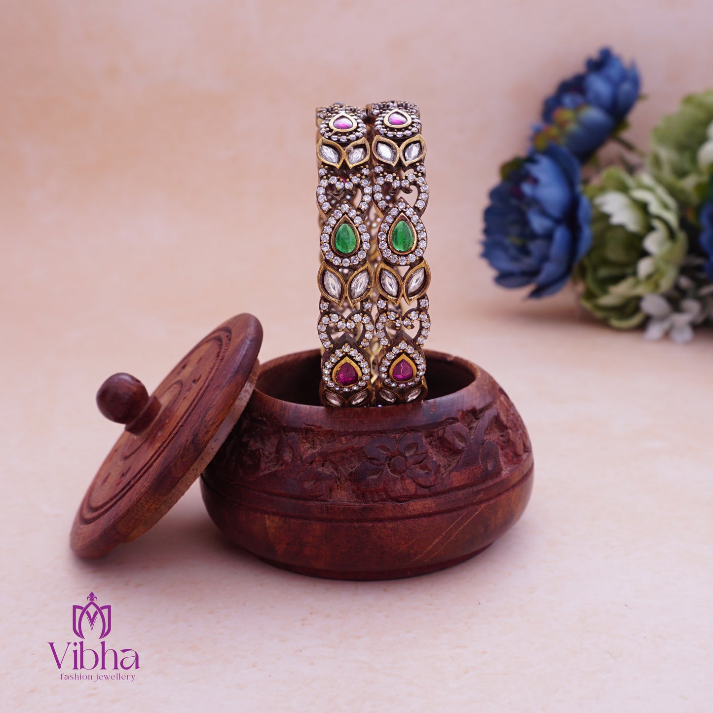 Victorian Inspired Motif Bangle