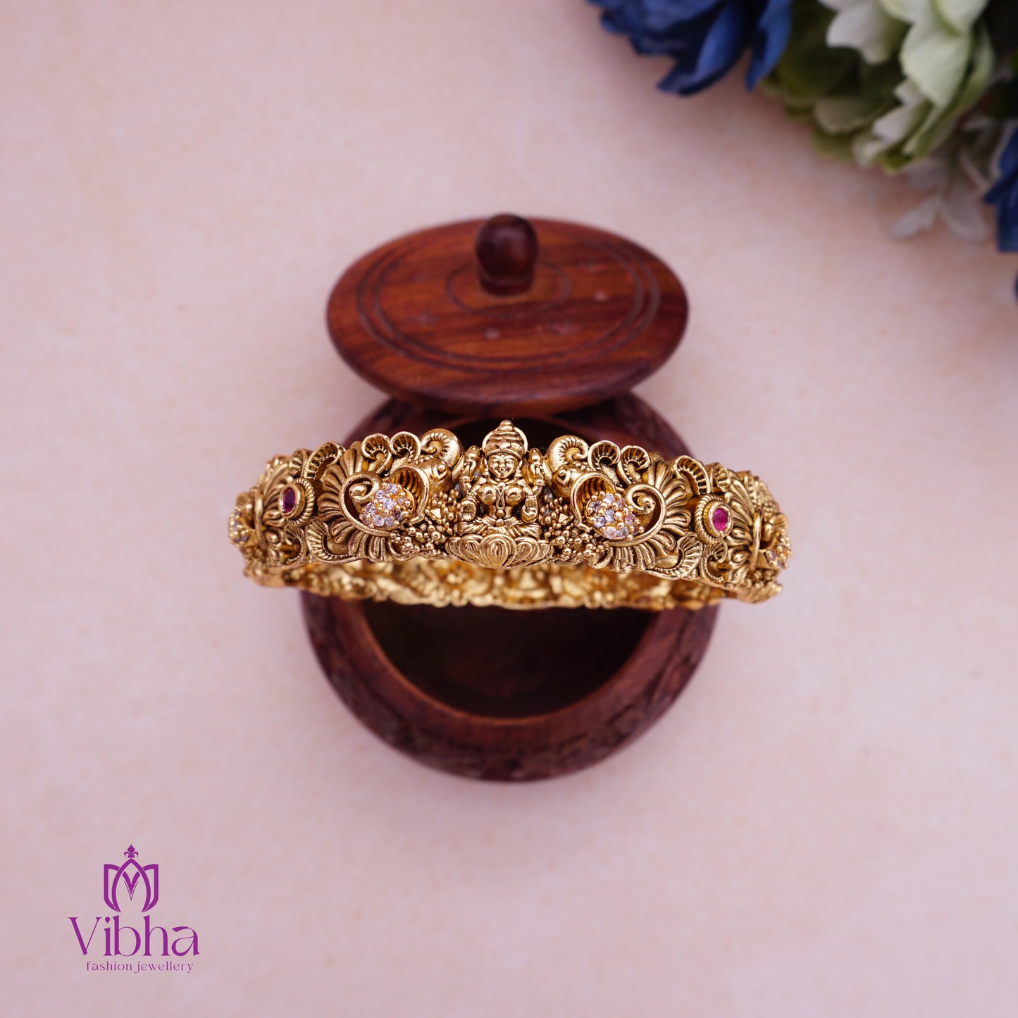 3D Embossing Openable Kada Design Bangle