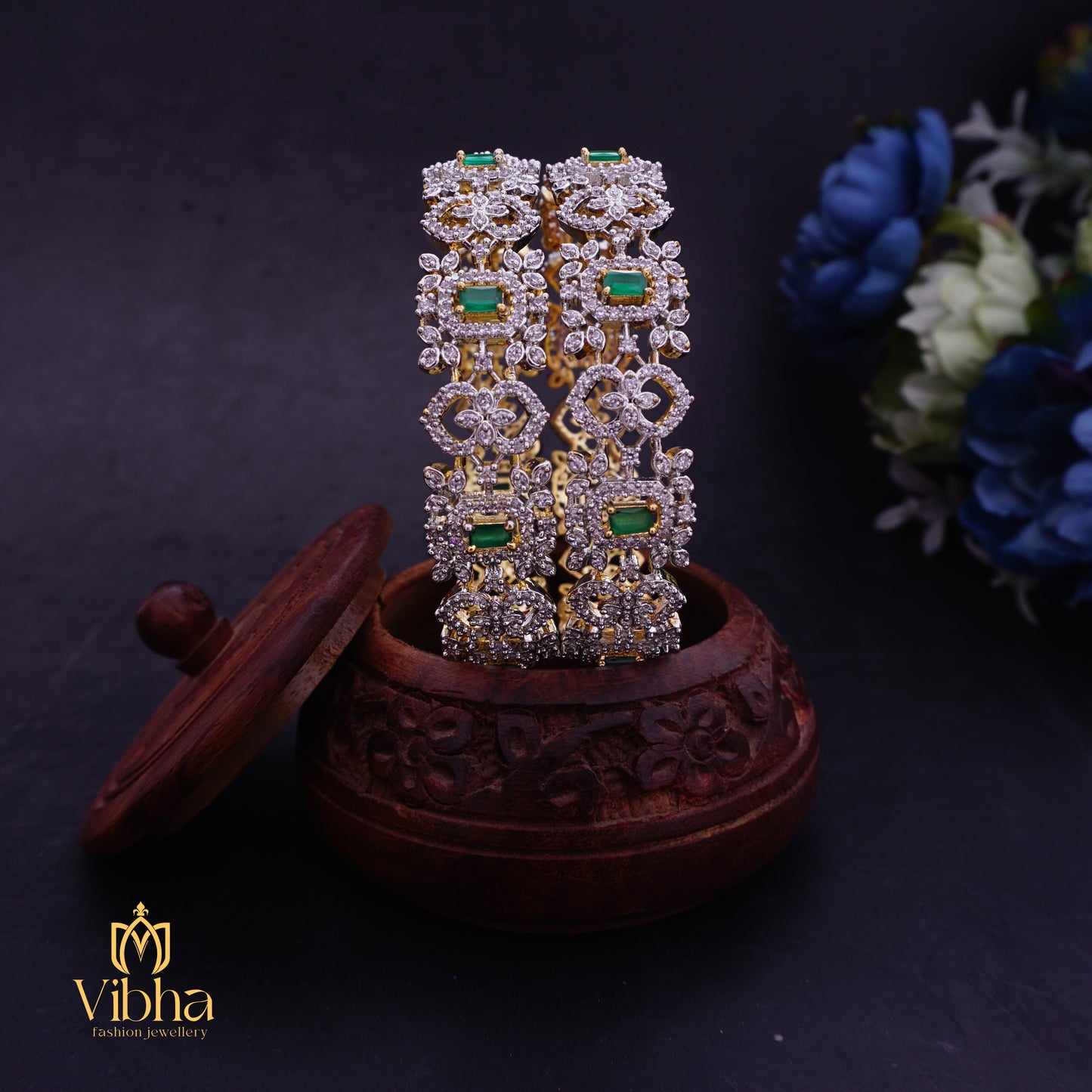 Infinity Motifs Designed Bangle