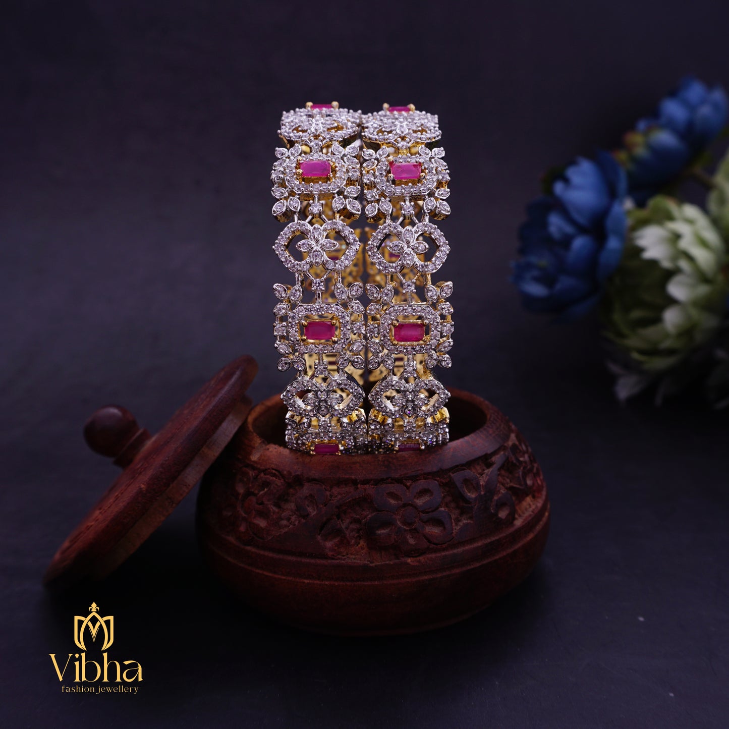 Infinity Motifs Designed Bangle