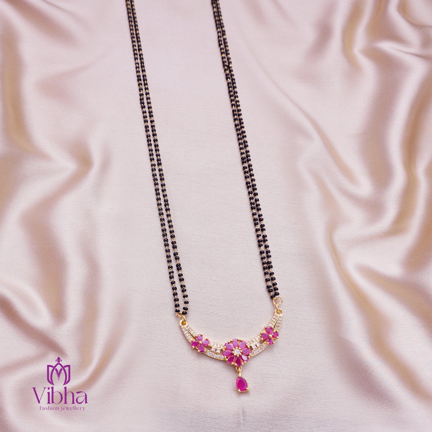 Floral Design Mangalsutra