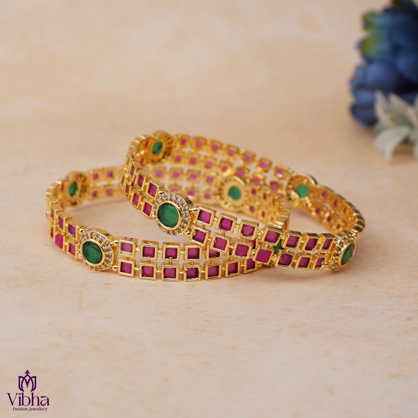Square Motif Bangles