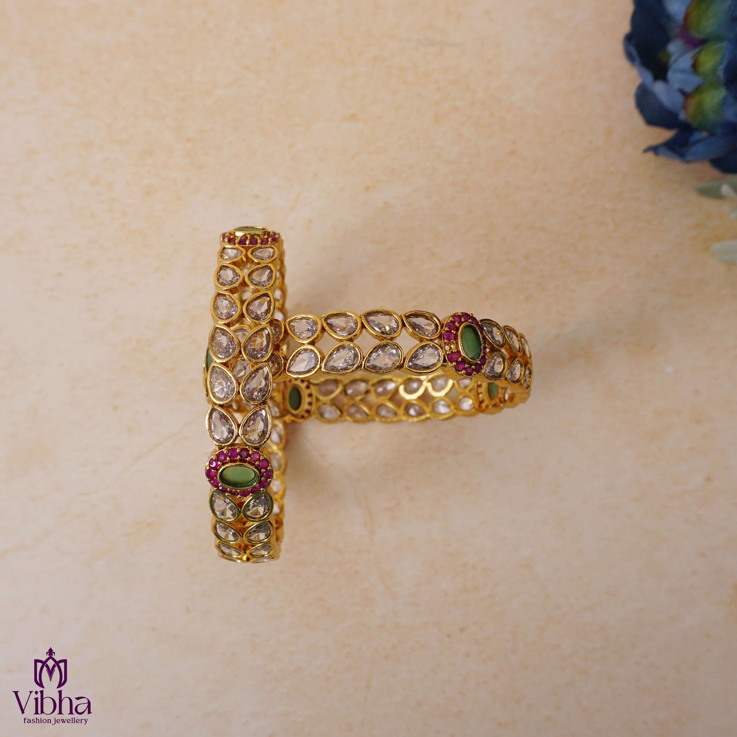 Leafy Designed Bangles