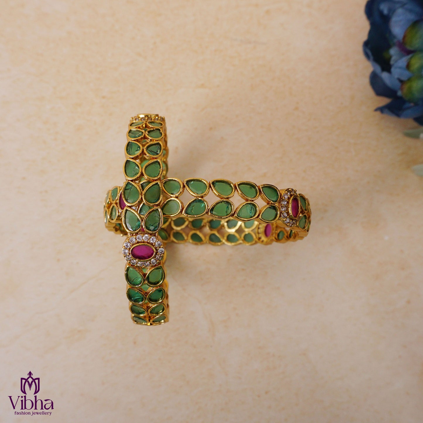 Leafy Designed Bangles