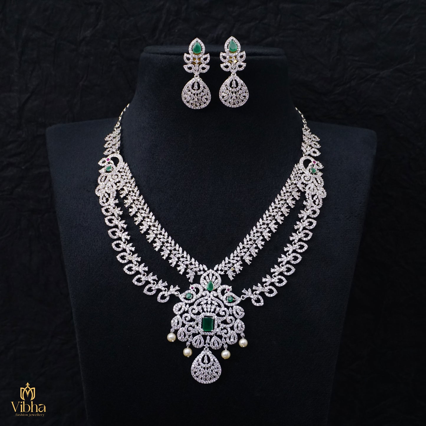 Double Step Non-Deity Bridal Necklace Set