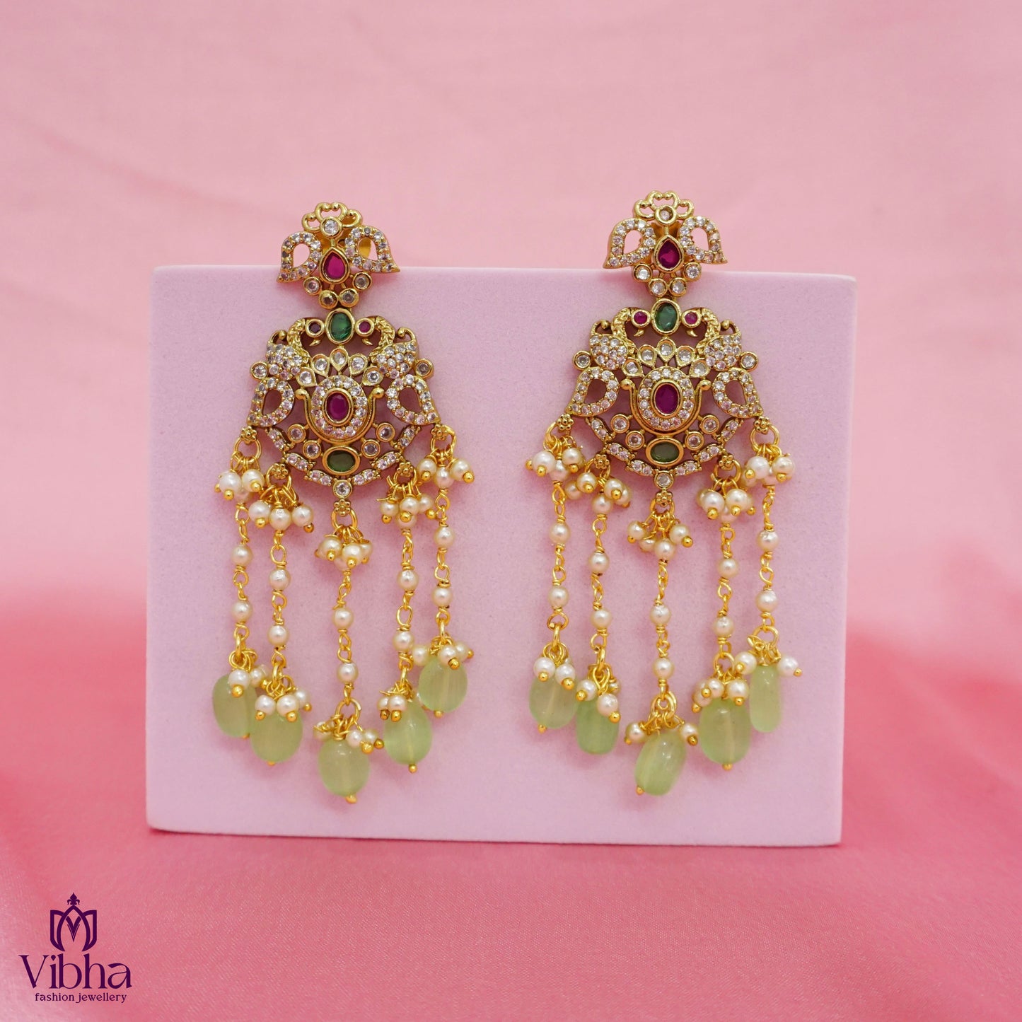 Chain-Type Handmade Earrings