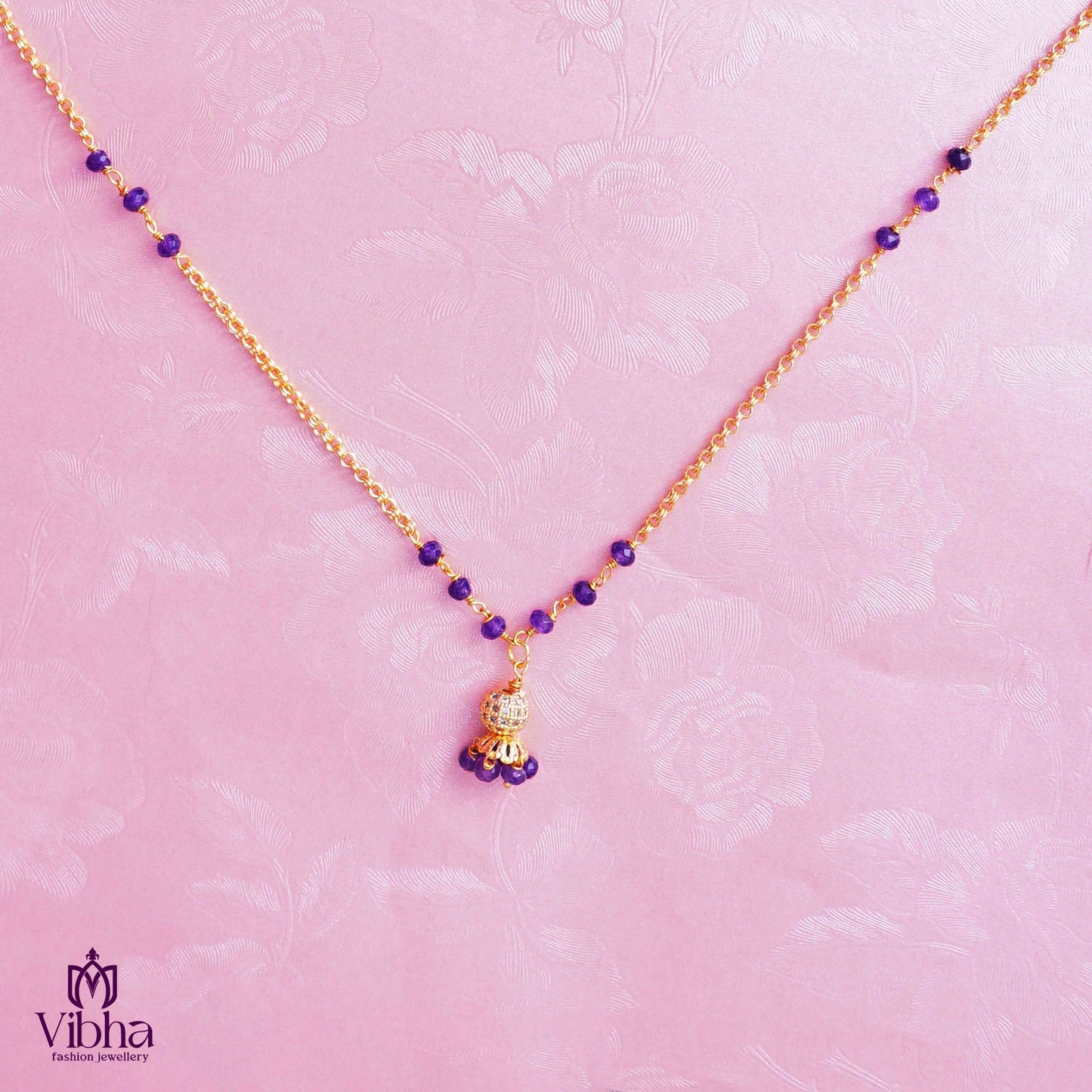 Daily wear chains with cz ball