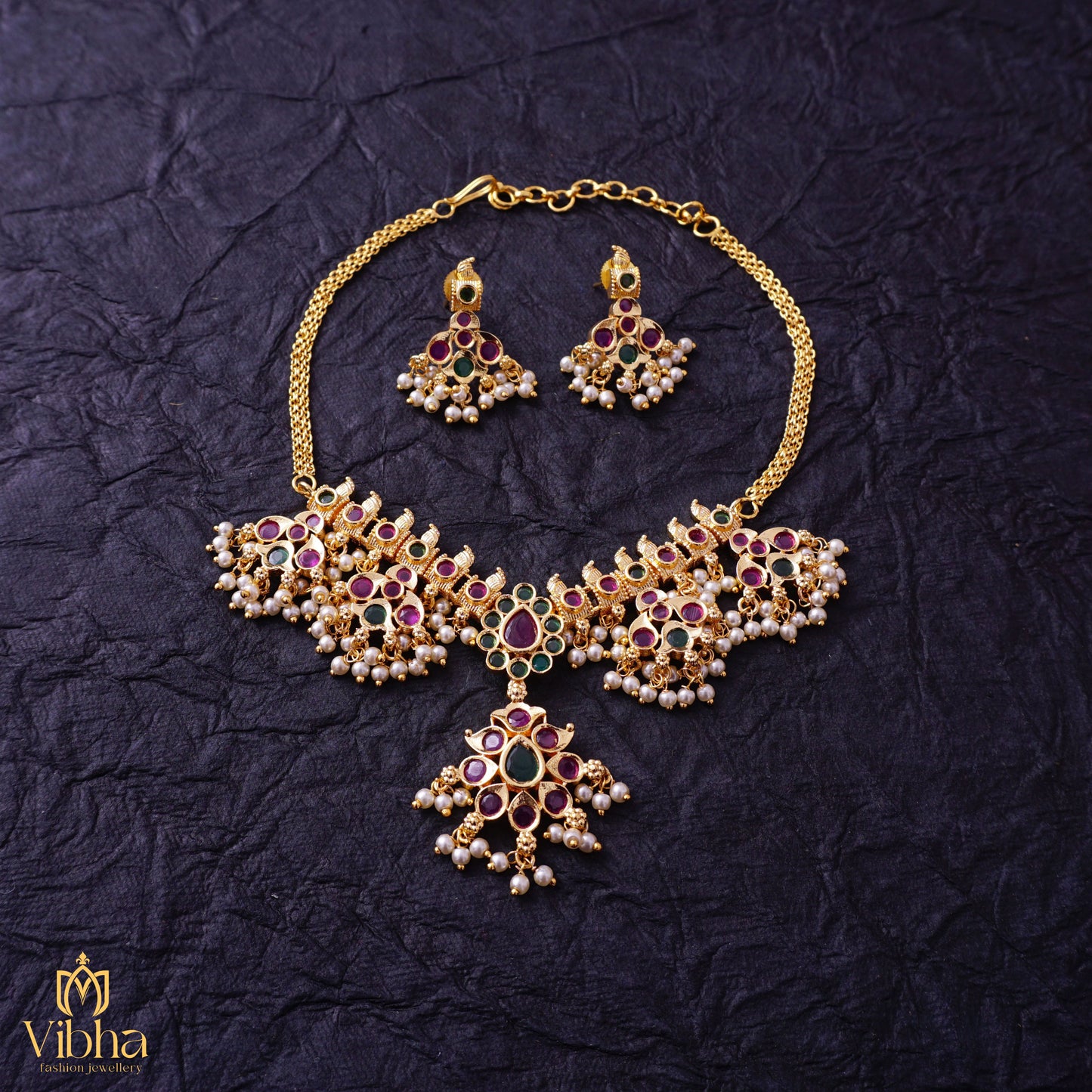 Floral Design Mini Guttapusalu Set