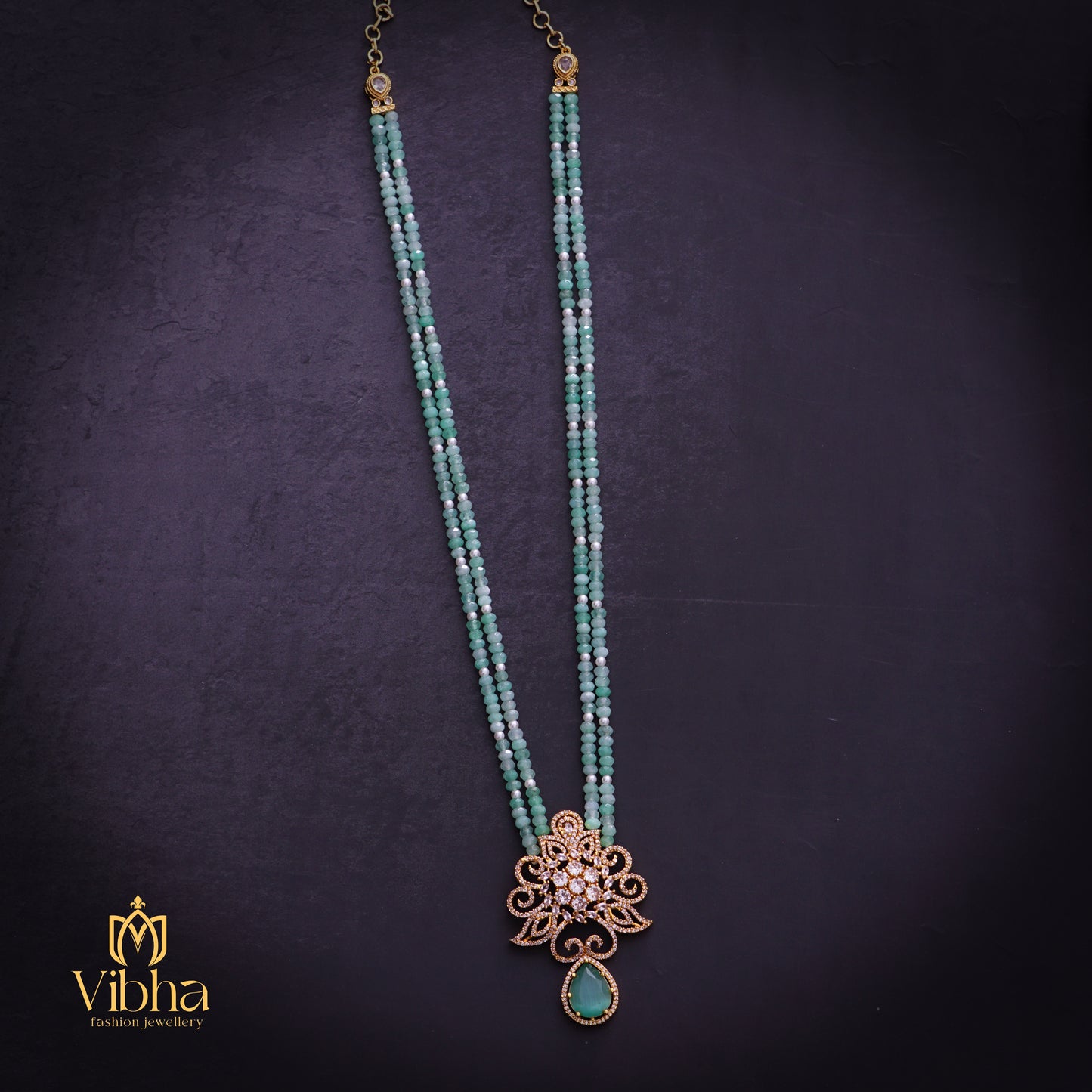 Floral Design Beads Mala