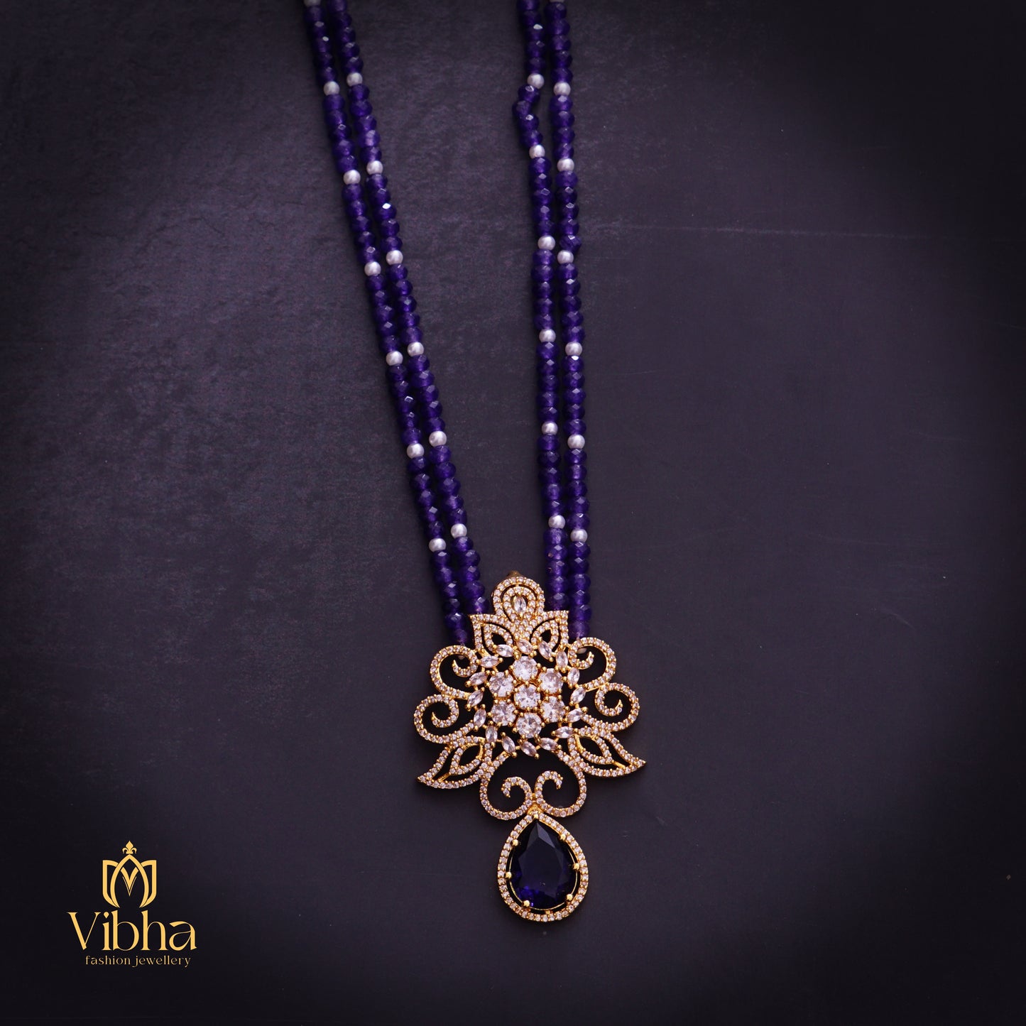 Floral Design Beads Mala