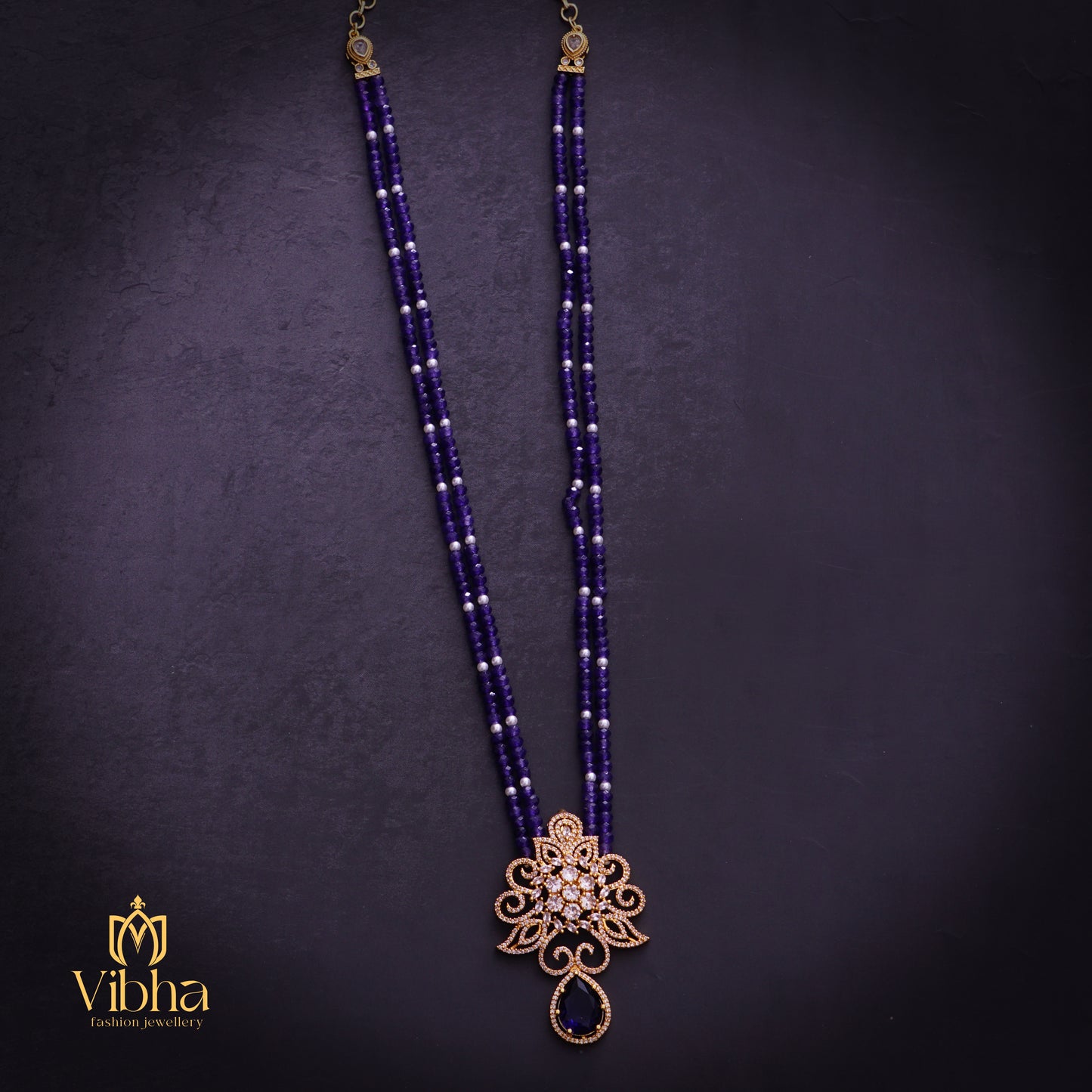 Floral Design Beads Mala