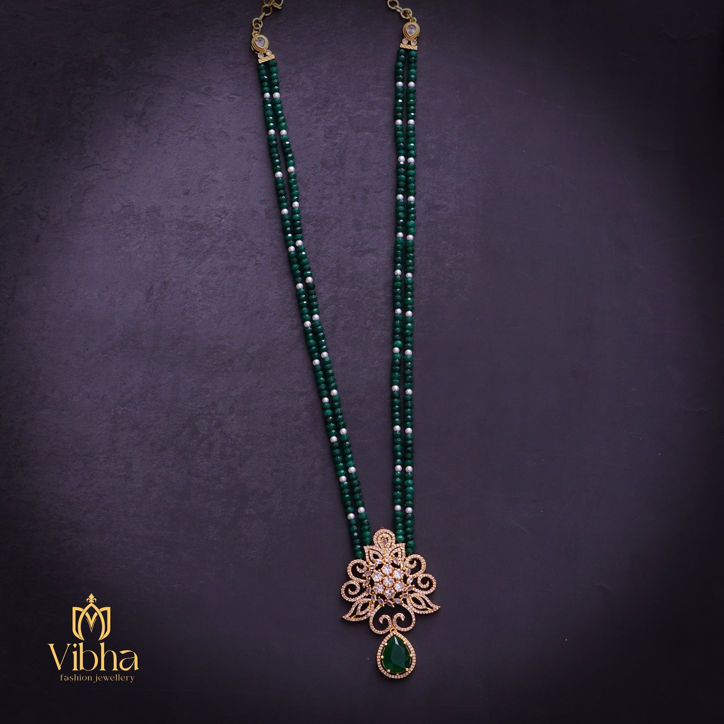 Floral Design Beads Mala