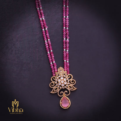 Floral Design Beads Mala