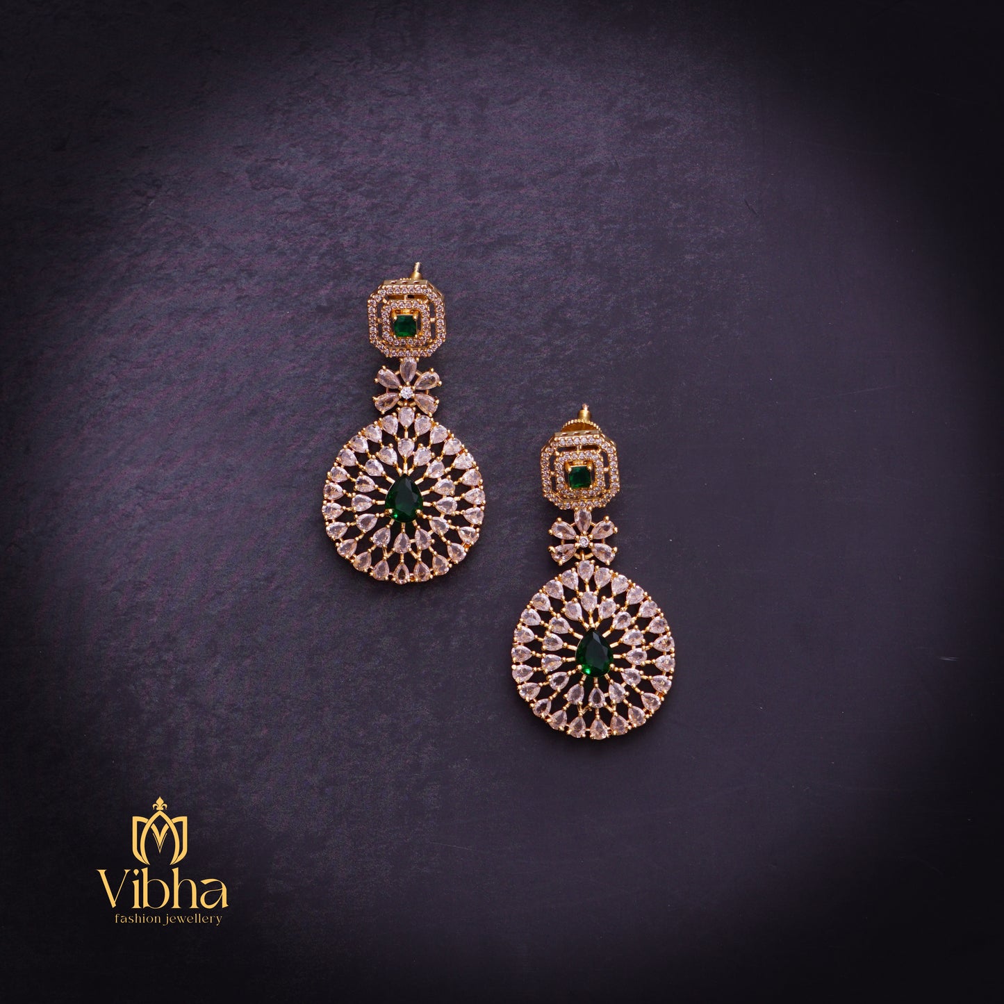 Floral Design Beads Haram and Earrings Set
