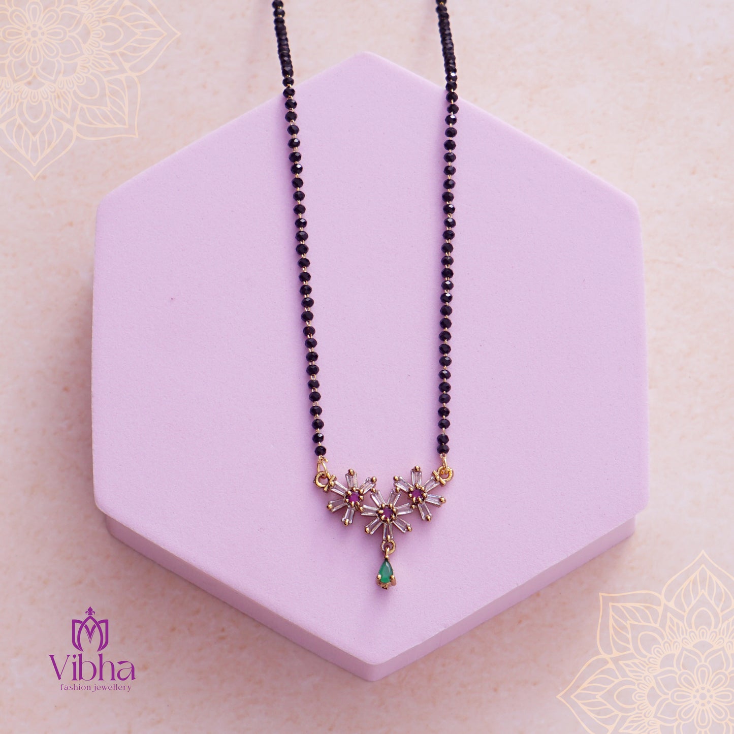 Floral Design Mangalsutra