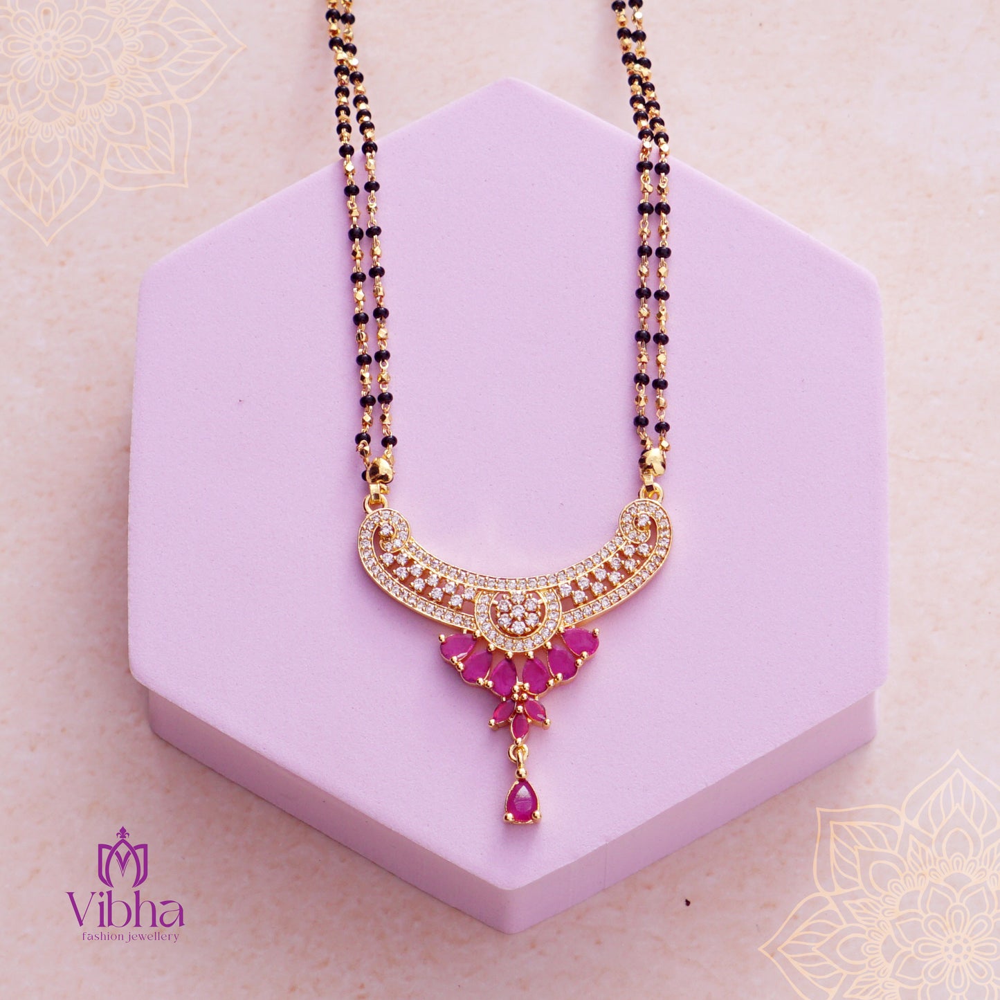 Chandbali Design Mangalsutra