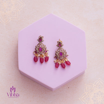 Double Elephant Design Short Mangalsutra  Set