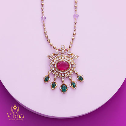Circular Design Beads Mala
