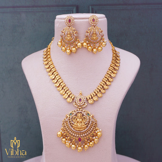 Lakshmi Devi Kasu Necklace Set
