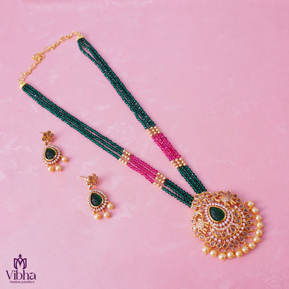 Beads Haram with Elephant Pendant
