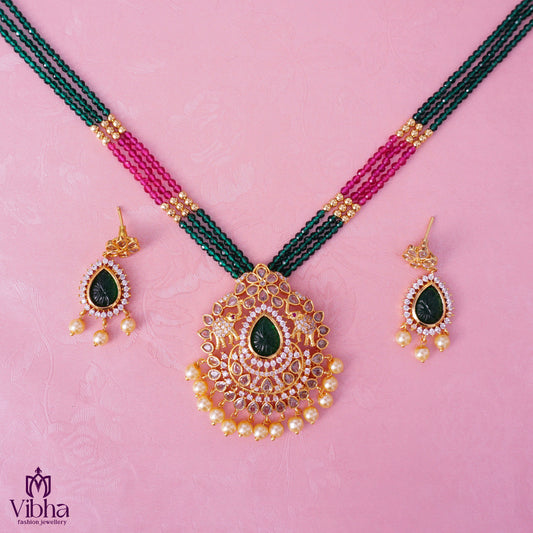 Beads Haram with Elephant Pendant