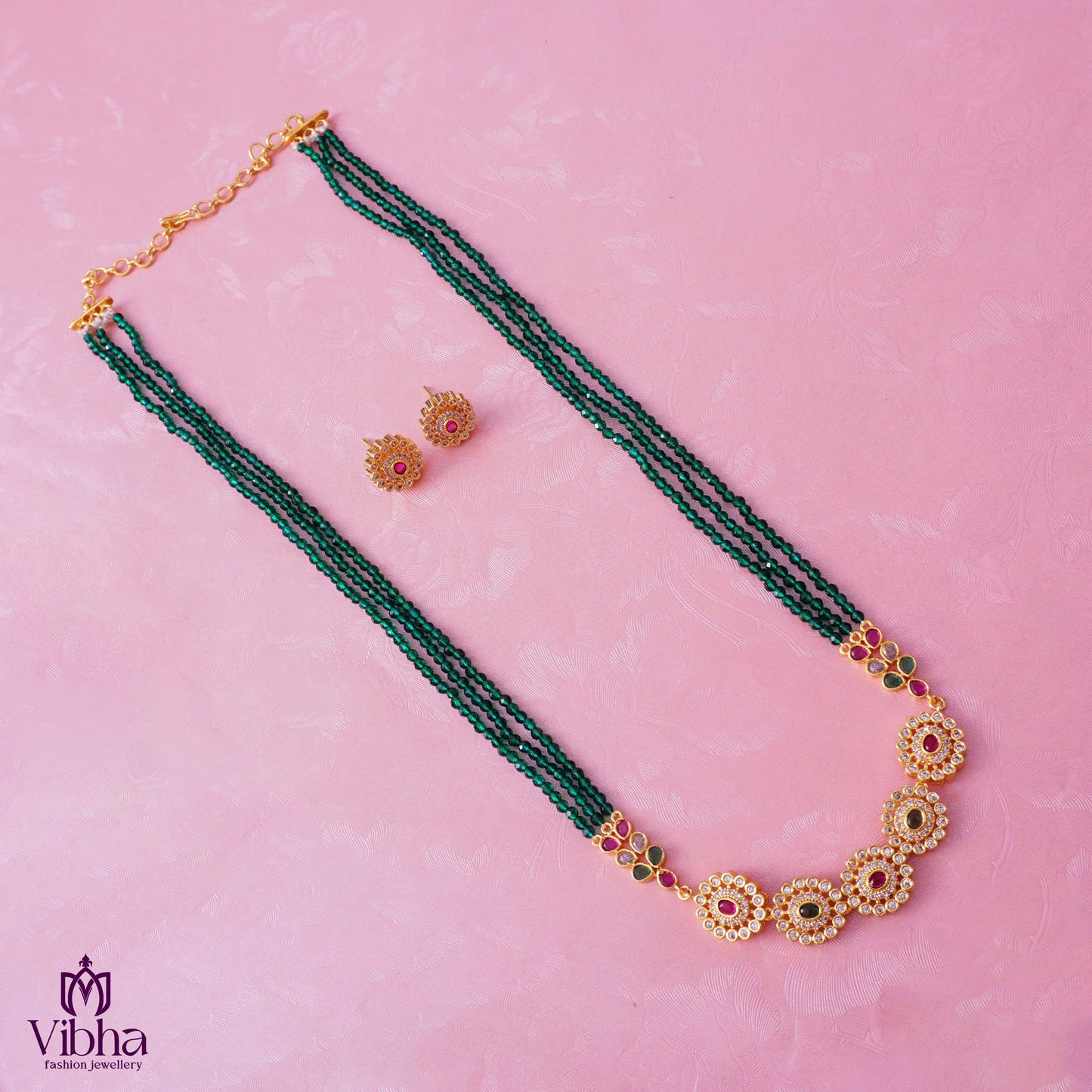 Beads Haram with Coin Designed Pendant