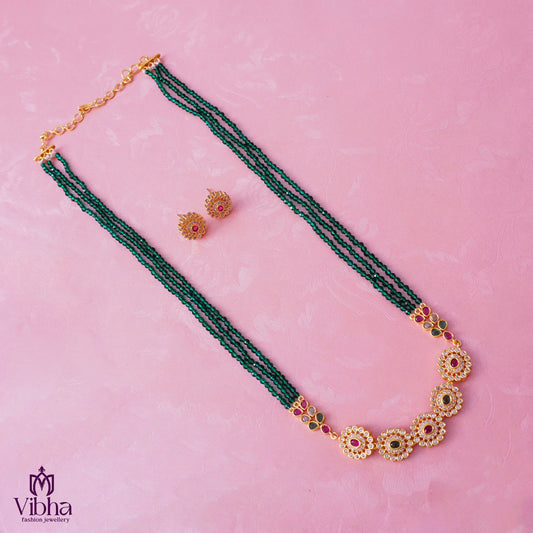 Beads Haram with Coin Designed Pendant
