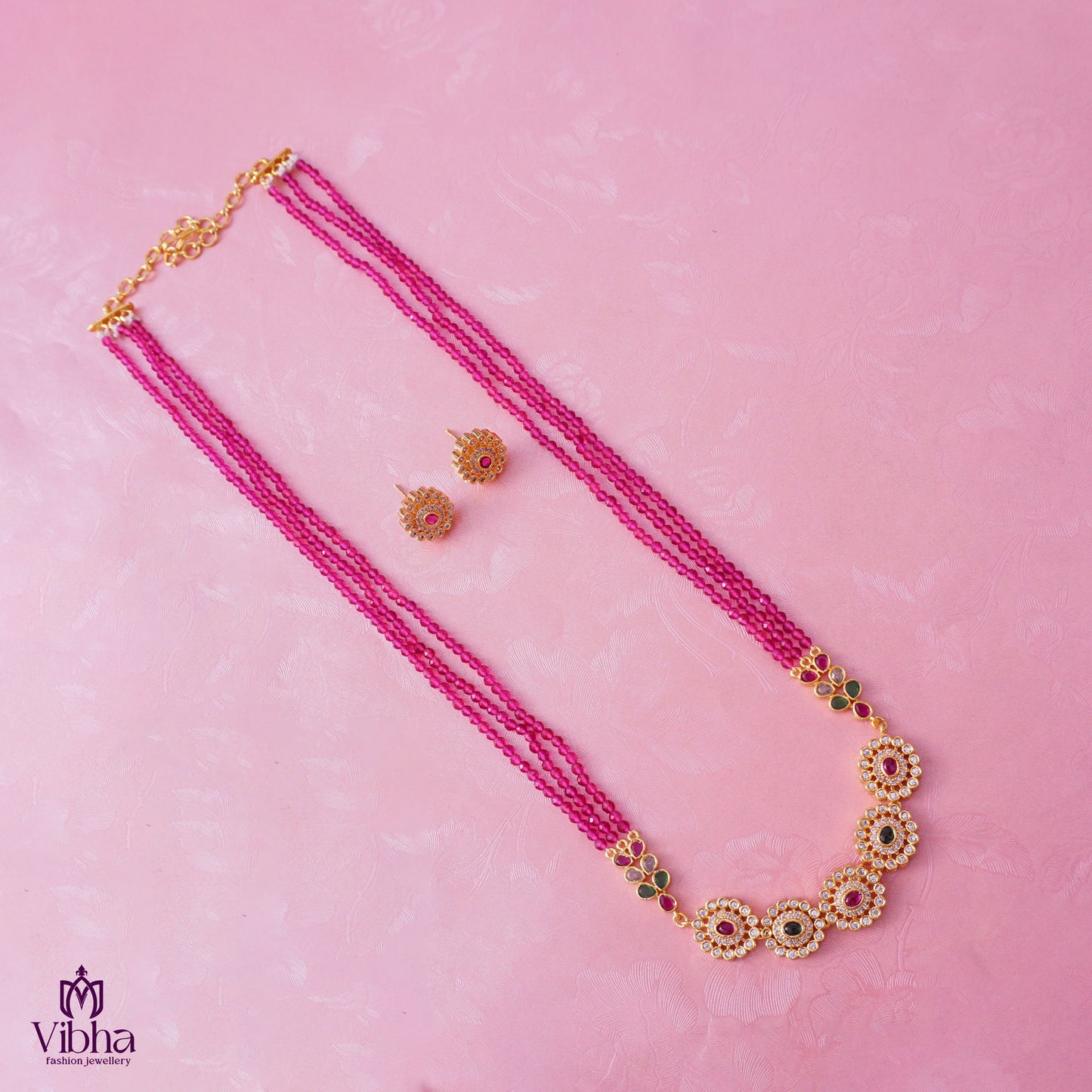Beads Haram with Coin Designed Pendant