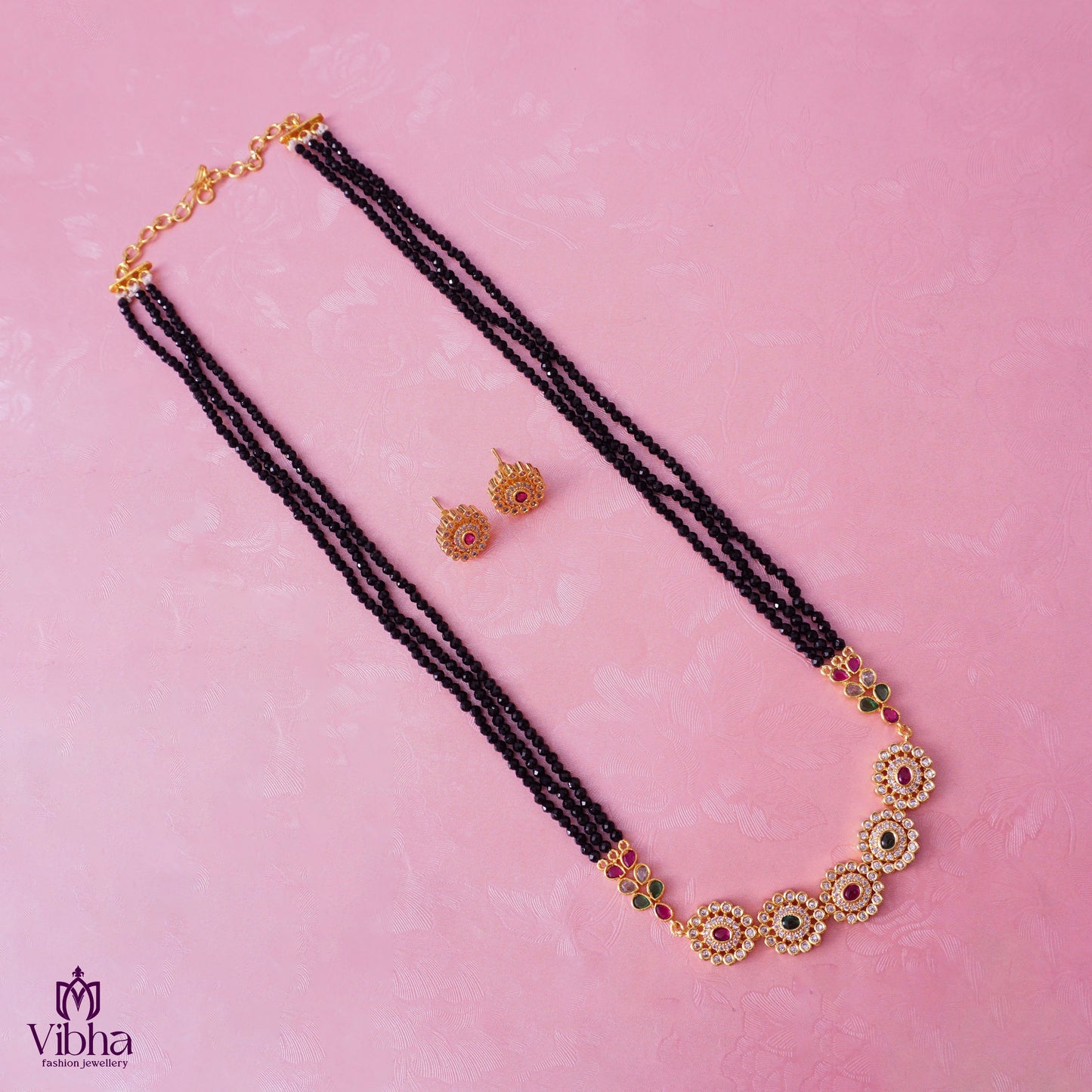 Beads Haram with Coin Designed Pendant