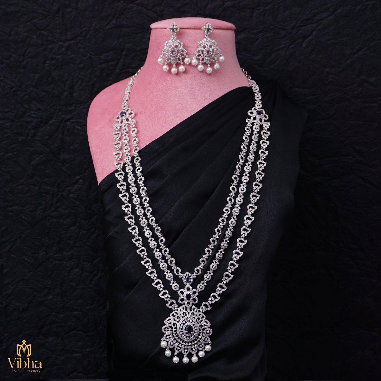 3-Step Haram Set with Circular and Mango Motifs