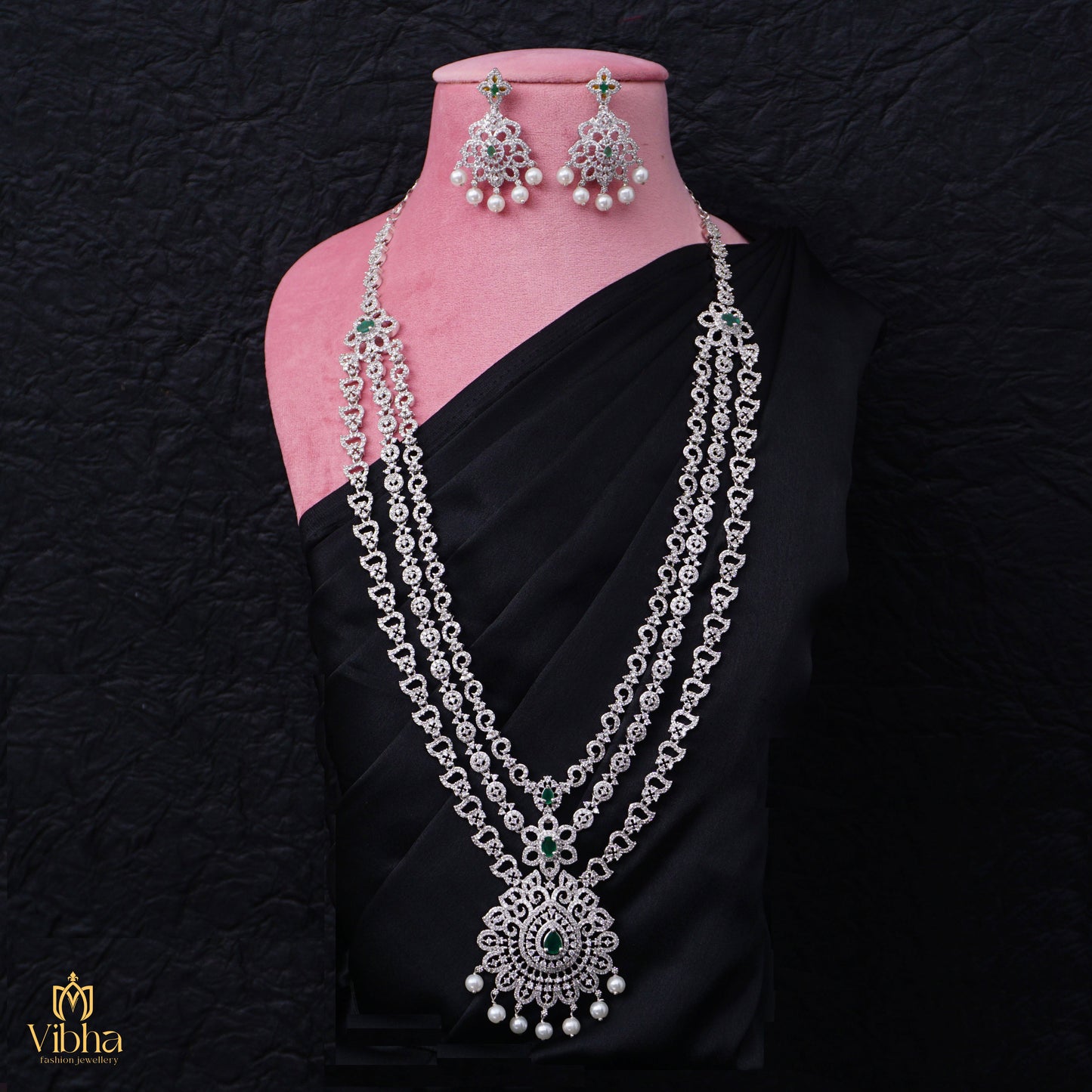 3-Step Haram Set with Circular and Mango Motifs