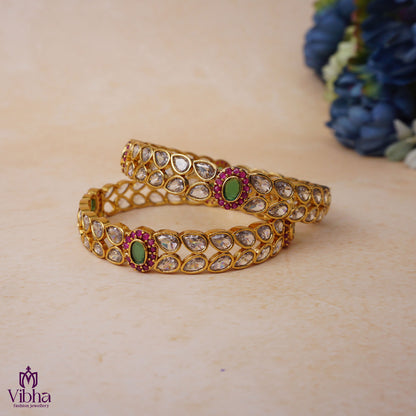 Leafy Designed Bangles