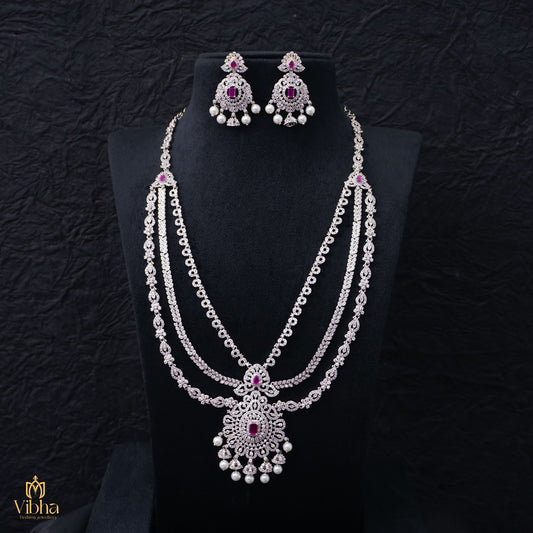 3-Step Haram Set with Leafy &amp; Mango Motifs