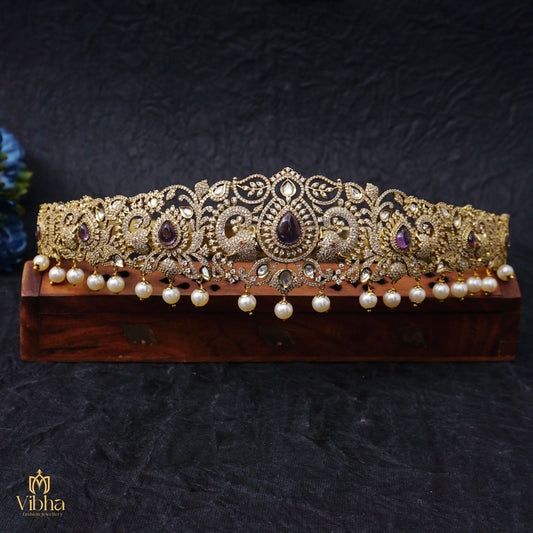 Bridal Vaddanam with Elephant Motifs