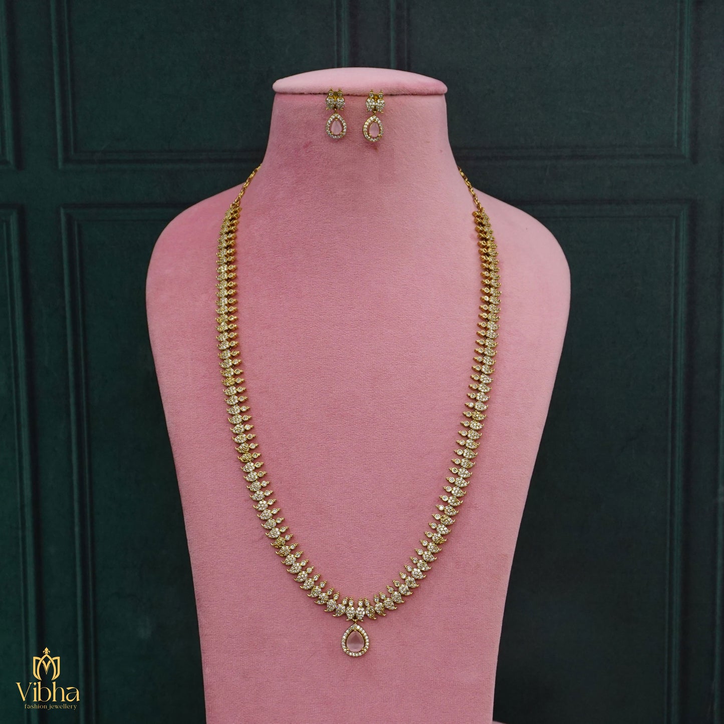 Mango Designed Mehandi Finish Haram Set