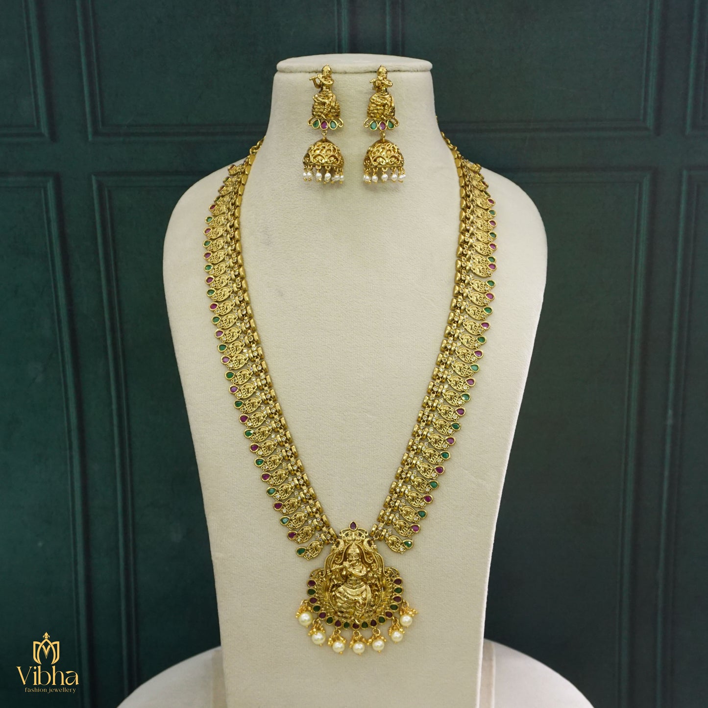 Lord Krishna Designed Haram Set