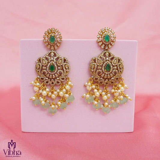 2-Step Bridal Earrings