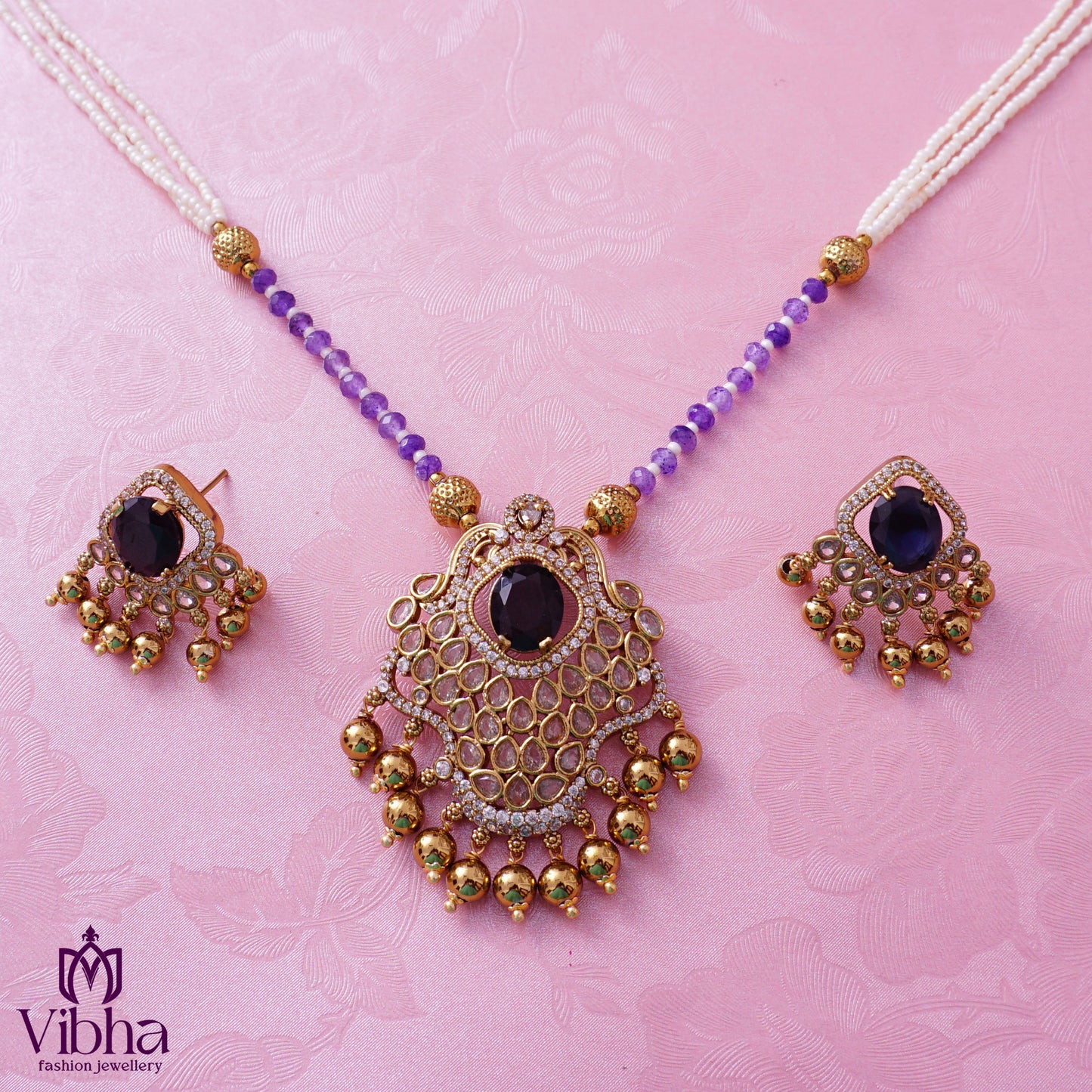 Exquisite Beads Haram Set