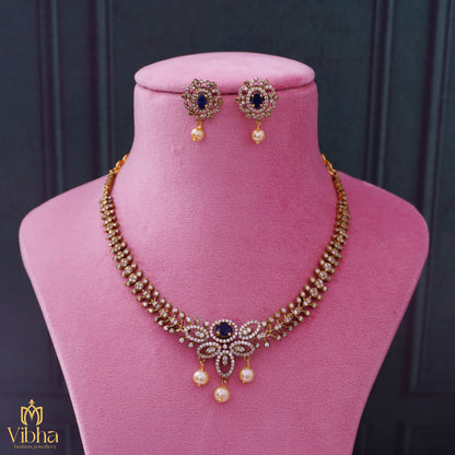 Stone Changeable Necklace Set