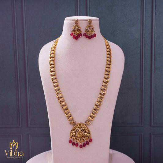 Lakshmi Devi Designed Haram Set