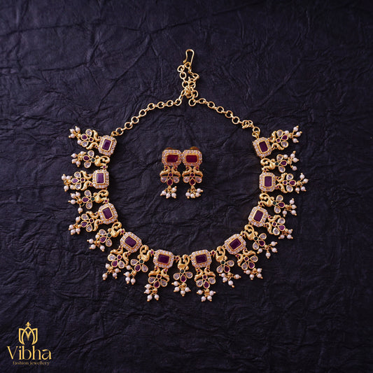 CZ Necklace Set