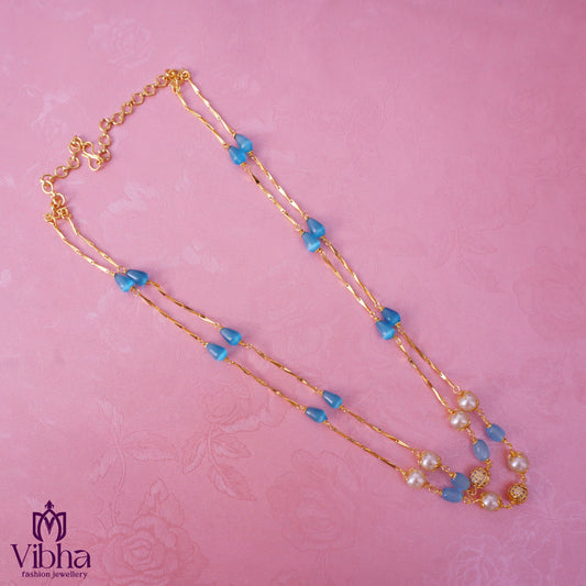 Double Line Beads Chain