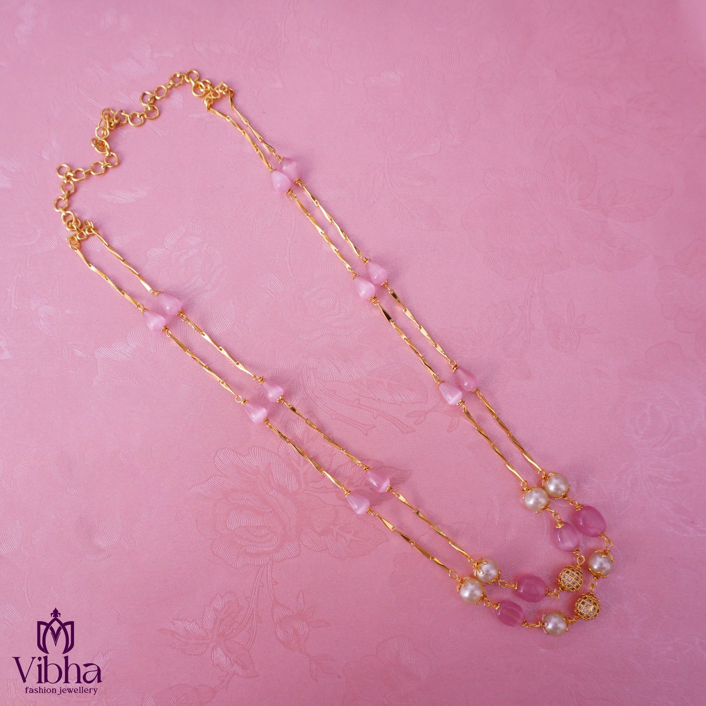 Double Line Beads Chain