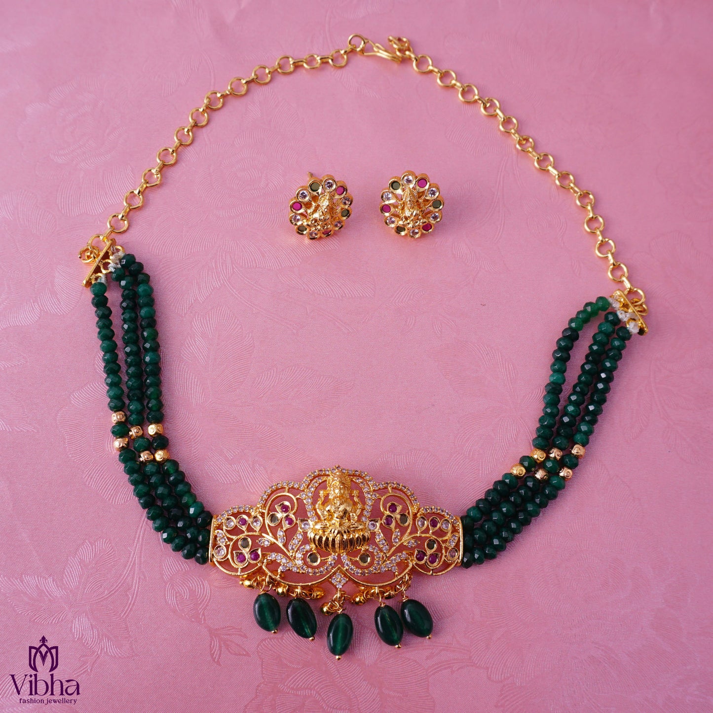 Lakshmi Devi Beads Choker