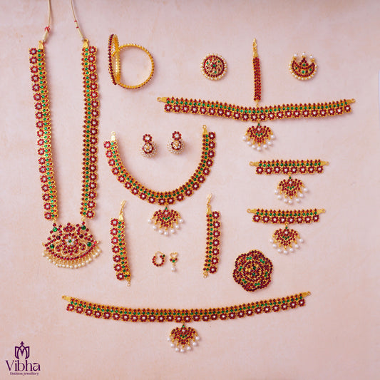 Mango Design Bharatanatyam Dance Set