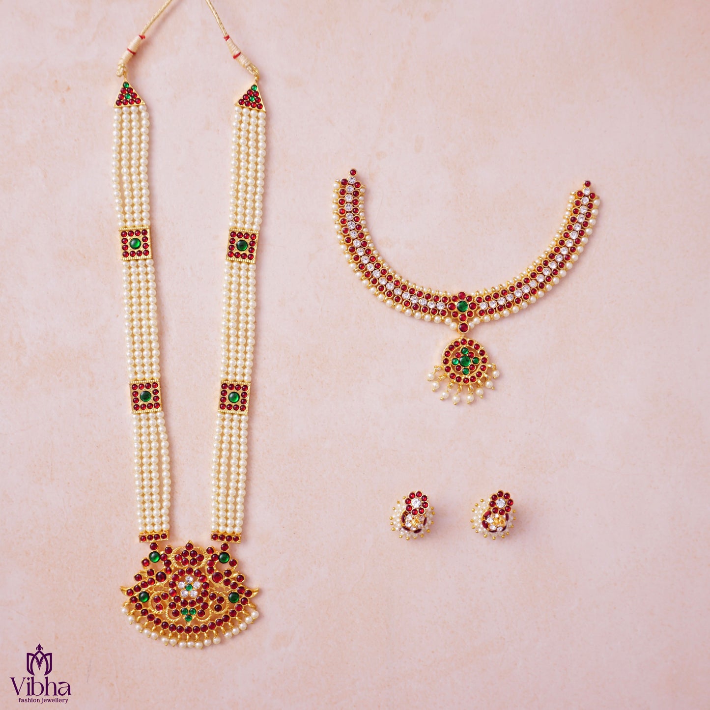 Bharatanatyam Bits Design Dance Set