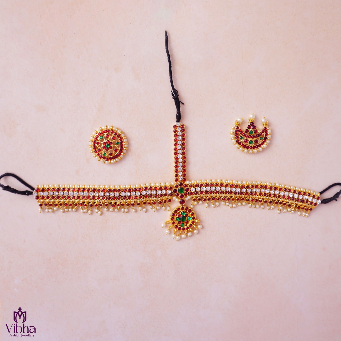 Bharatanatyam Bits Design Dance Set